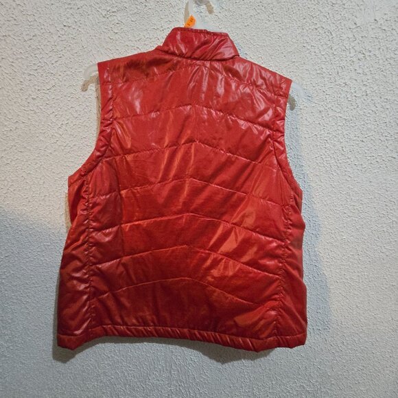NordicTrack Red Puffer Vest XL Polyester Quilted Shell Lightweight Insulated Wom - Picture 5 of 12